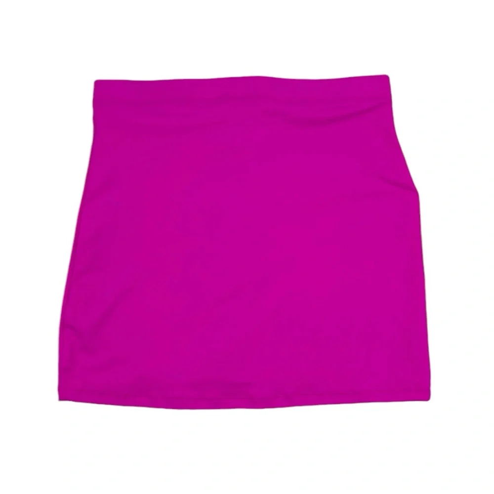 Skims Sporty Zipper Swim Mini Skirt Size Medium